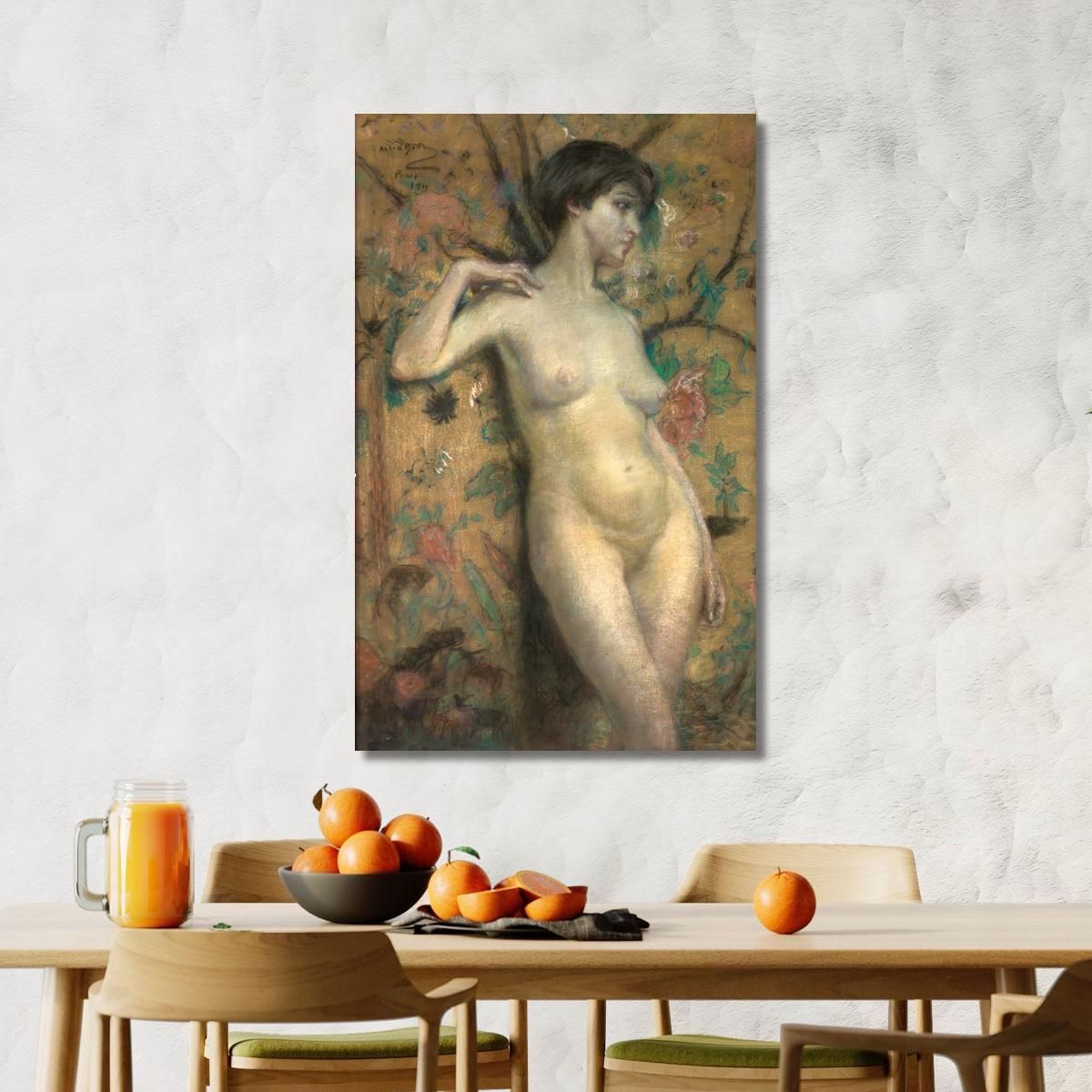 Nude Against Screen Alice Pike Barney apb87 canvas print 