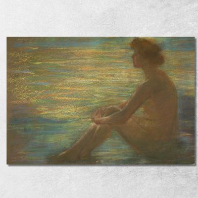 Nude Against Sea Alice Pike Barney apb88 canvas print 