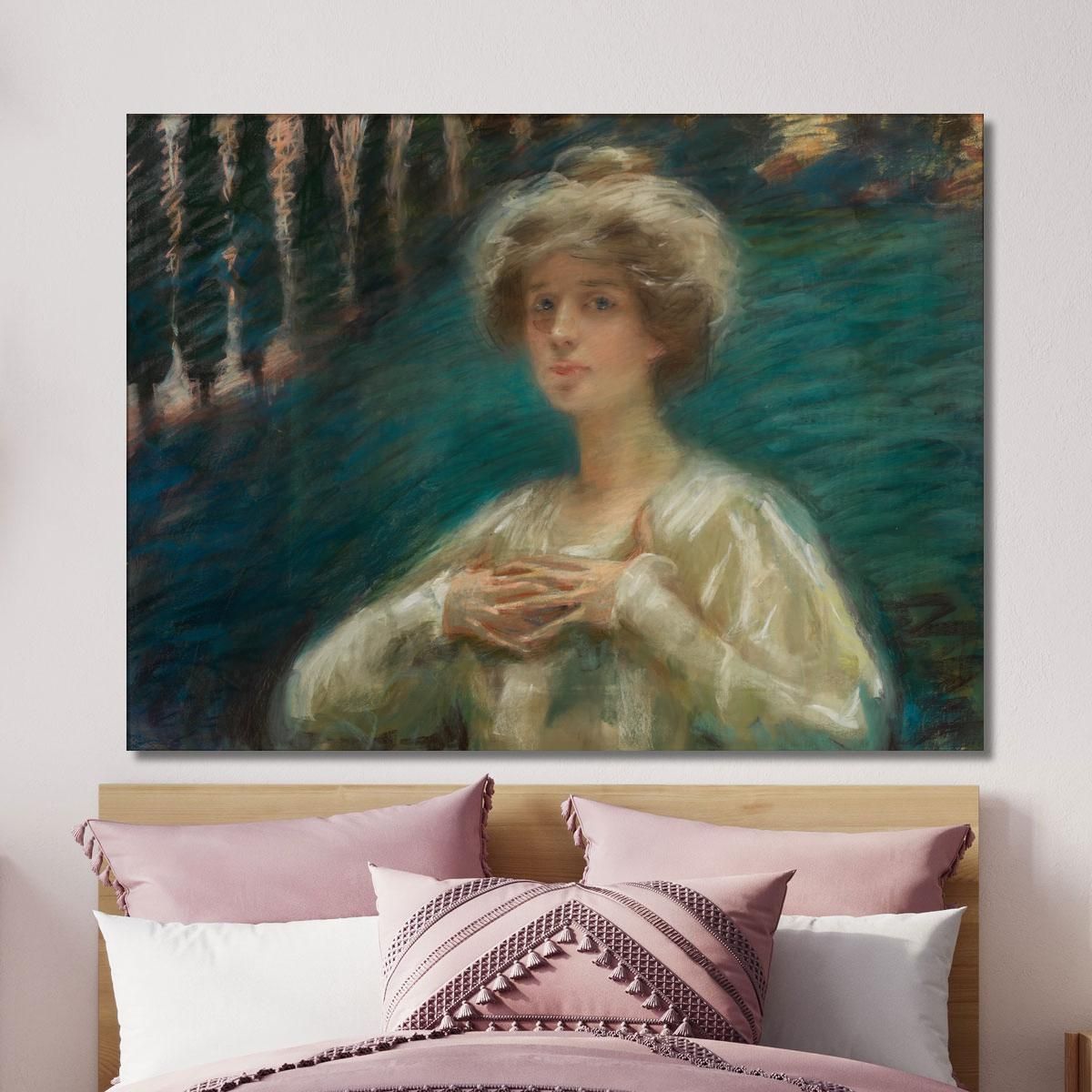 Sylvan Background Alice Pike Barney apb106 canvas print 