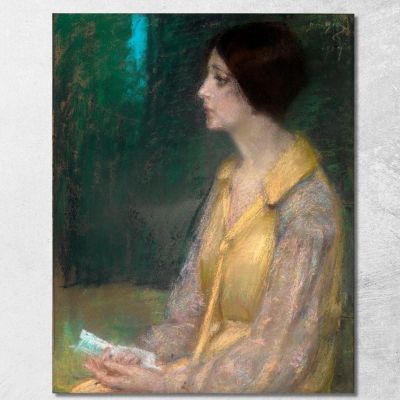 The Letter Alice Pike Barney apb115 canvas print 