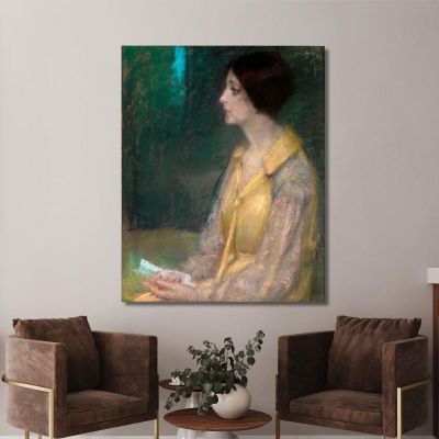 The Letter Alice Pike Barney apb115 canvas print 