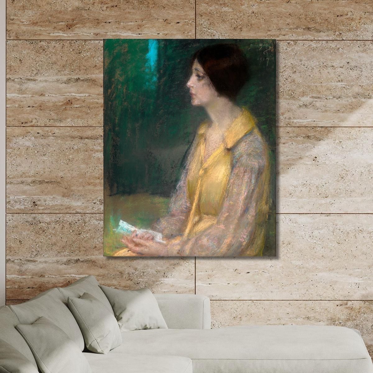 The Letter Alice Pike Barney apb115 canvas print 