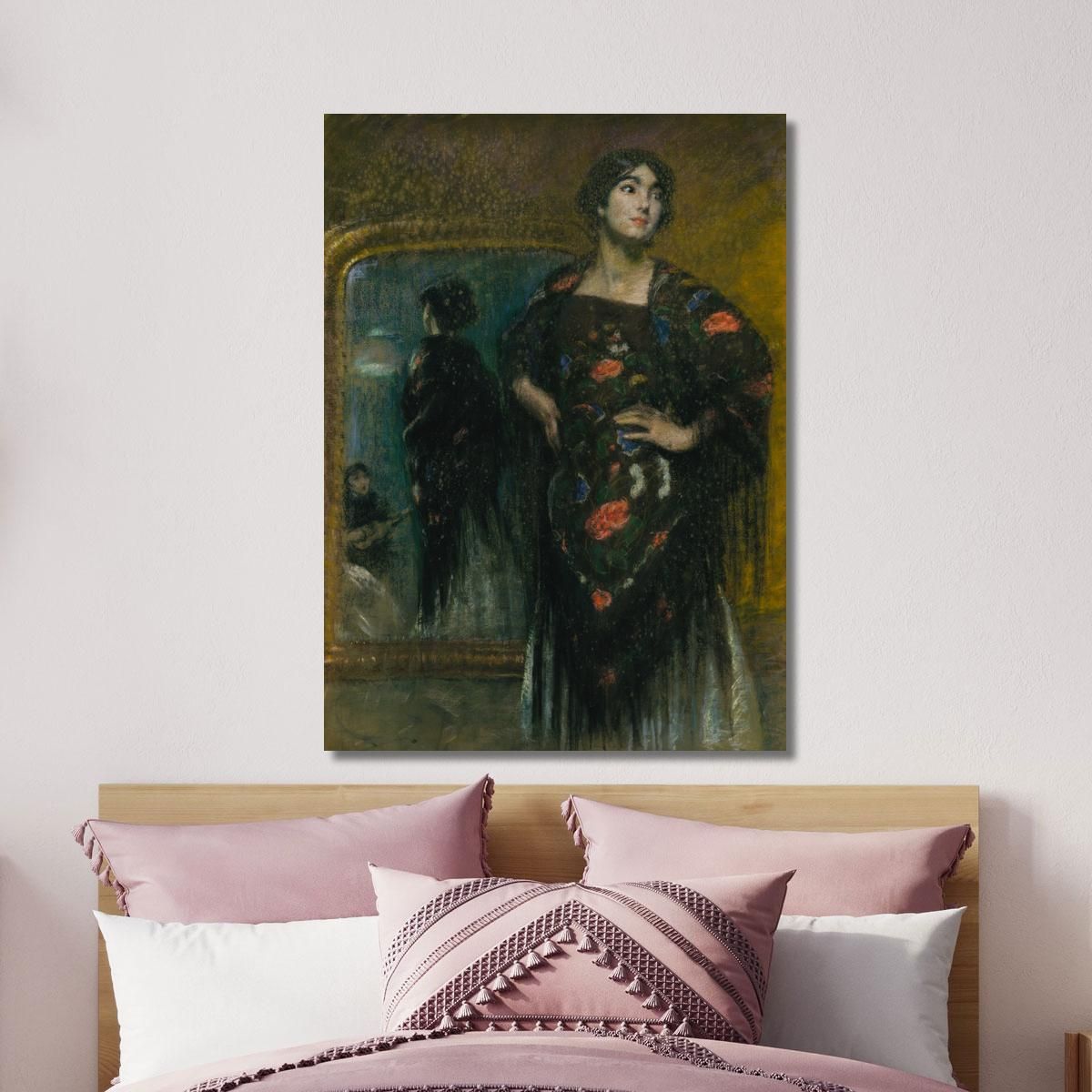 The Spanish Shawl Alice Pike Barney apb118 canvas print 