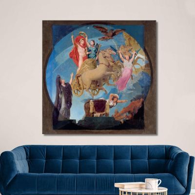 Apotheosis Of Napoleon I Jean Auguste Dominique Ingres jad6 canvas print 