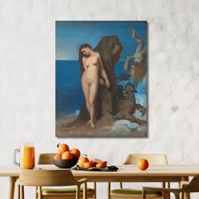 Perseus And Andromeda Jean Auguste Dominique Ingres jad28 canvas print 