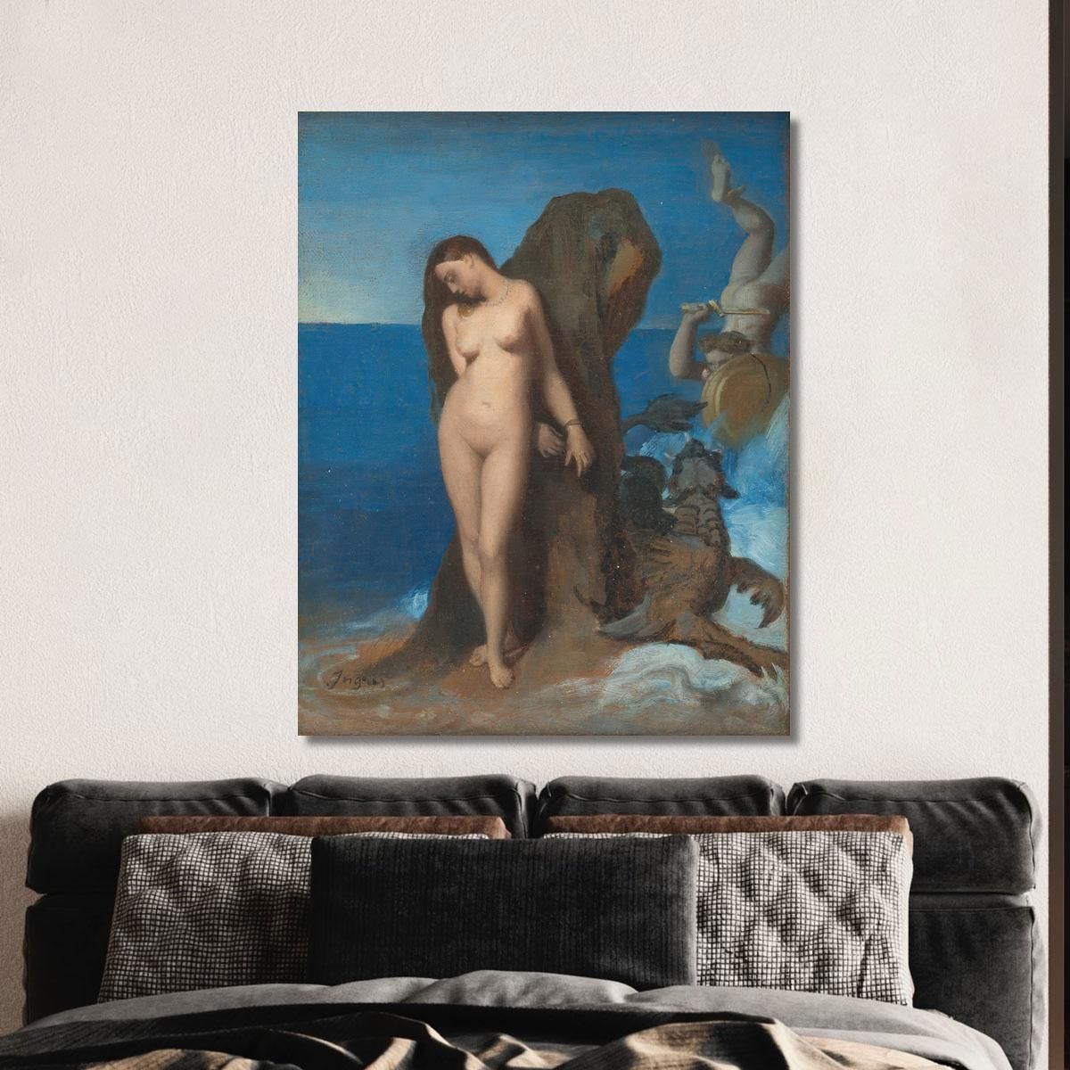 Perseus And Andromeda Jean Auguste Dominique Ingres jad28 canvas print 