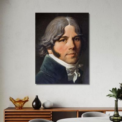 Portrait Of Jean-Marie-Joseph Ingres Jean Auguste Dominique Ingres jad31 canvas print 