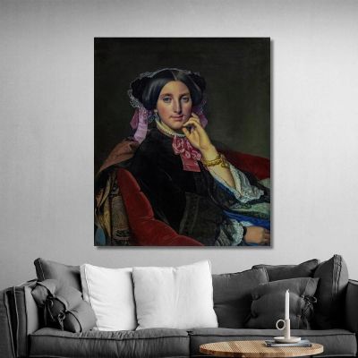 Portrait Of Madame Gonse Jean Auguste Dominique Ingres jad35 canvas print 