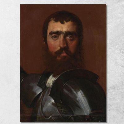 The Condottiere Jean Auguste Dominique Ingres jad44 canvas print 