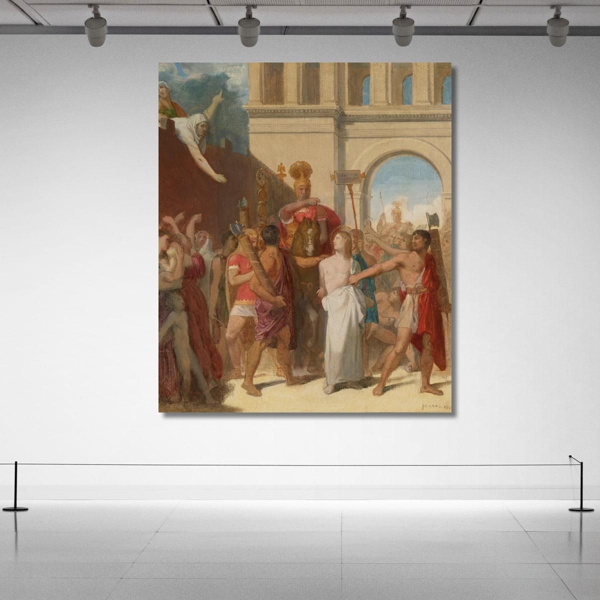 The Martyrdom Of St. Symphorian Jean Auguste Dominique Ingres jad46 canvas print 