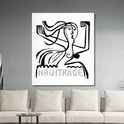 Addenda By Ernst Ludwig Kirchner elk2 canvas print 