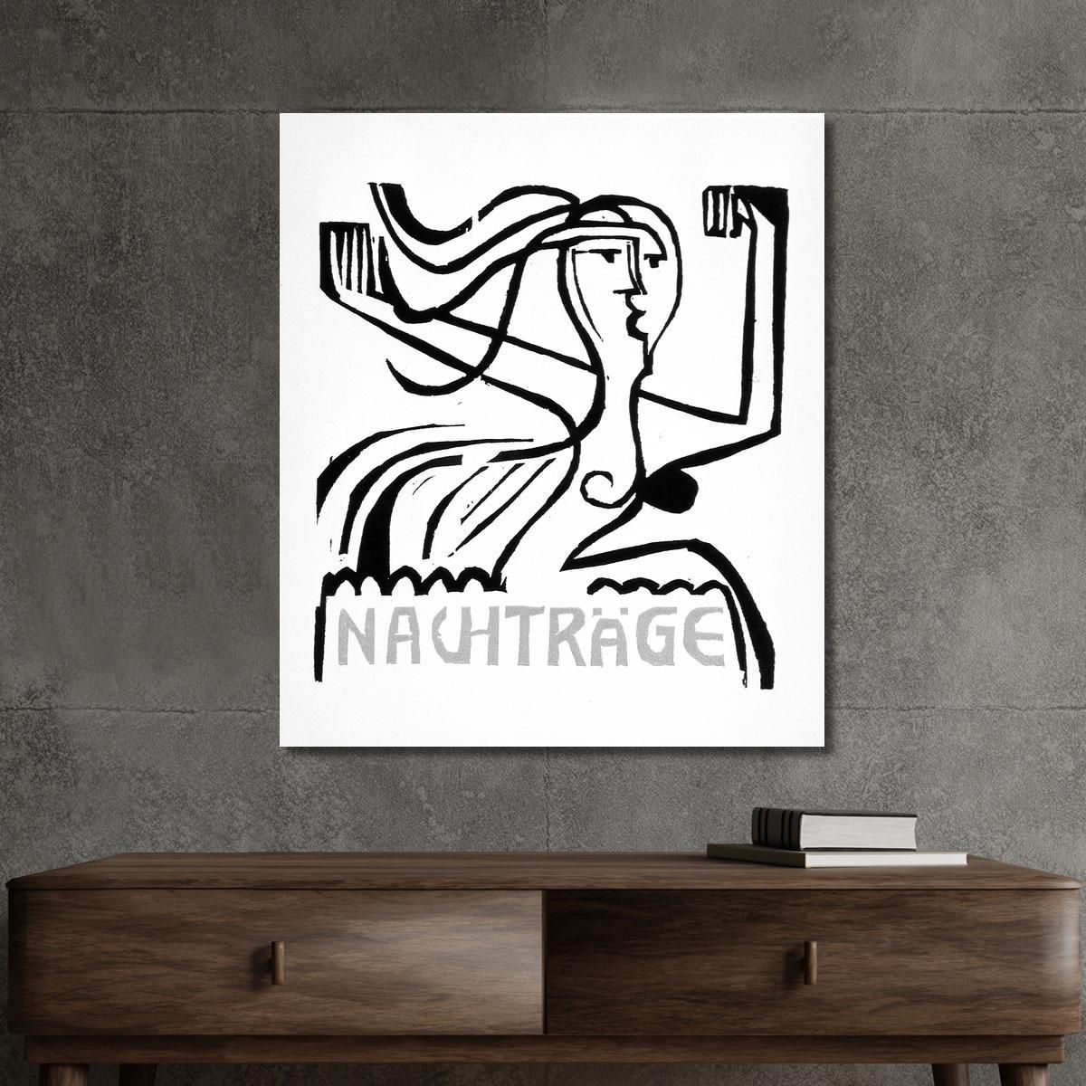 Addenda By Ernst Ludwig Kirchner elk2 canvas print 