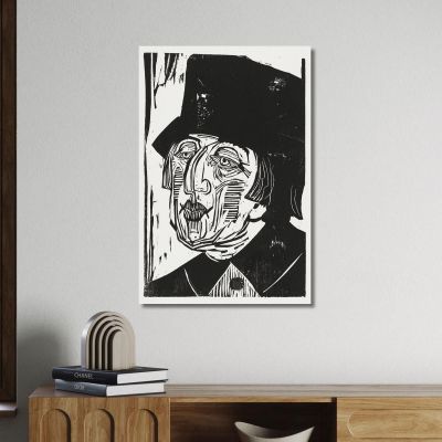 Annette Kolb 1926 Ernst Ludwig Kirchner elk3 canvas print 