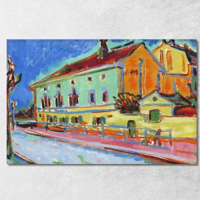 Dance Hall Bellevue Obverse Ernst Ludwig Kirchner elk21 canvas print 