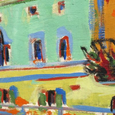 Dance Hall Bellevue Obverse Ernst Ludwig Kirchner elk21 canvas print