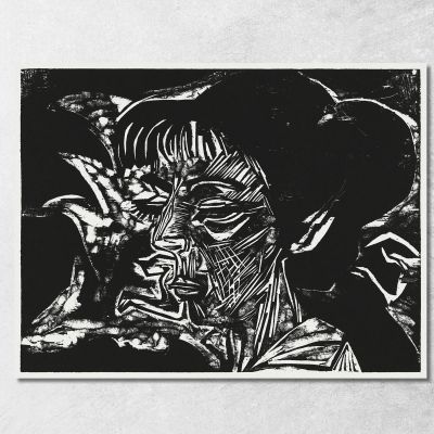 Fanny Wocke 1916 Ernst Ludwig Kirchner elk49 canvas print 
