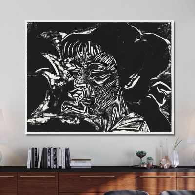 Fanny Wocke 1916 Ernst Ludwig Kirchner elk49 canvas print 