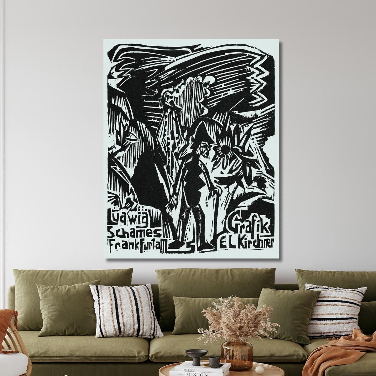 Ludwig Schames Frankfurt Am 1920 Ernst Ludwig Kirchner elk75 canvas print 