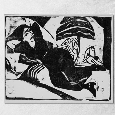 Rest Calm Ernst Ludwig Kirchner elk110 canvas print 