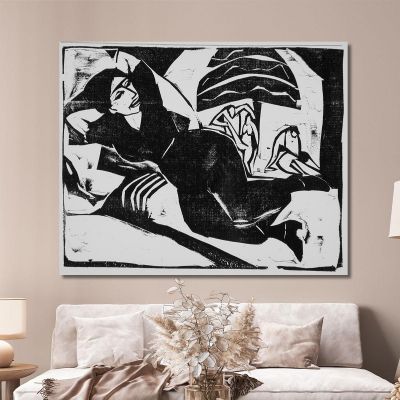 Rest Calm Ernst Ludwig Kirchner elk110 canvas print 