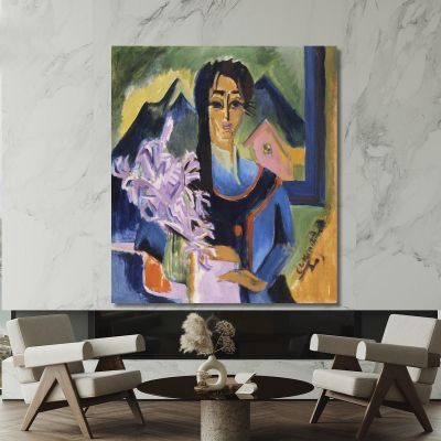 Sunday In The Alps 1922 Ernst Ludwig Kirchner elk129 canvas print 