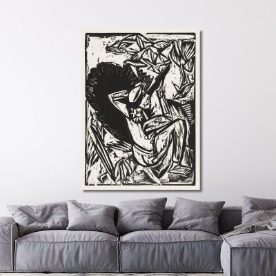 The Gull Hunter 1913 Ernst Ludwig Kirchner elk134 canvas print 