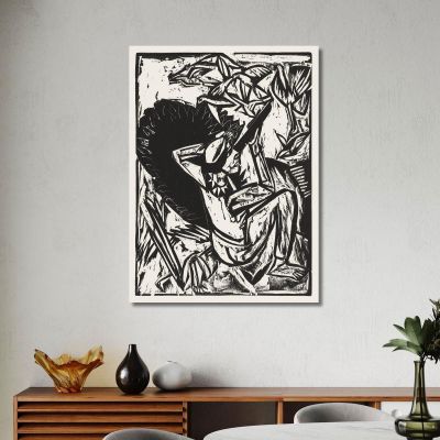 The Gull Hunter 1913 Ernst Ludwig Kirchner elk134 canvas print 