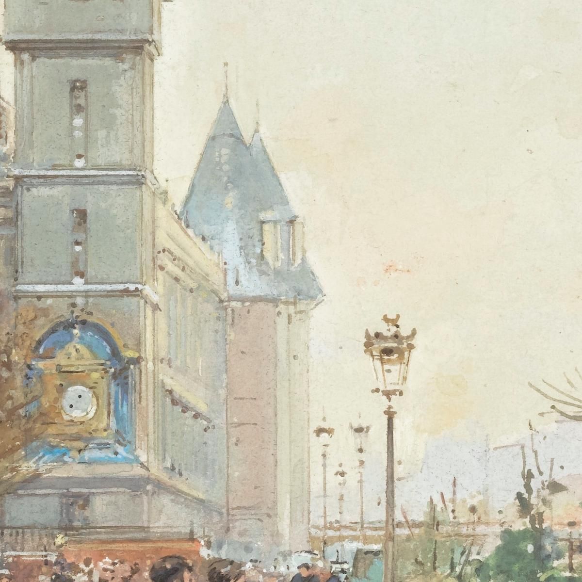 The Flower Market 2 Eugène Galien-Laloue egl27 canvas print