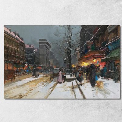 Saint-Denis Gate Paris Eugène Galien-Laloue egl60 canvas print 