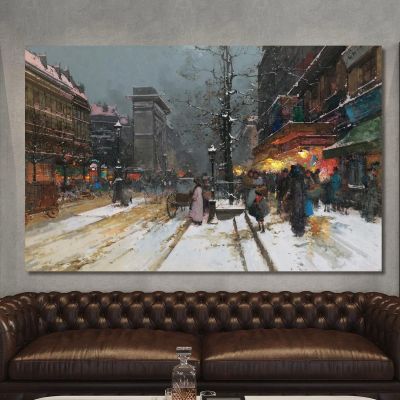 Saint-Denis Gate Paris Eugène Galien-Laloue egl60 canvas print 
