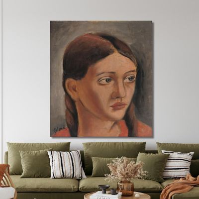 Girl'S Head 2 Mikuláš Galanda mgl37 canvas print 
