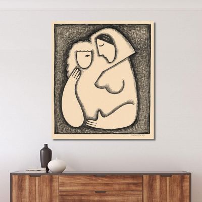 Girl'S Head Mikuláš Galanda mgl39 canvas print 