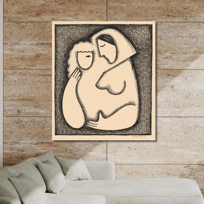 Girl'S Head Mikuláš Galanda mgl39 canvas print 