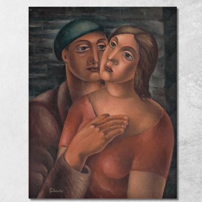 Lovers 4 Mikuláš Galanda mgl58 canvas print 