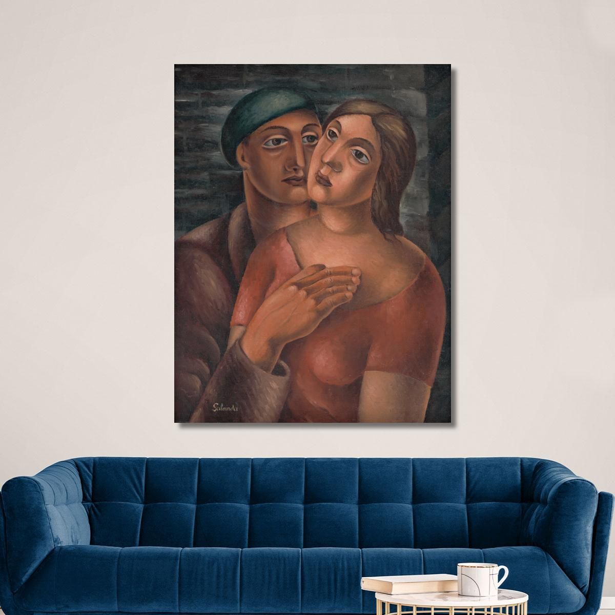 Lovers 4 Mikuláš Galanda mgl58 canvas print 