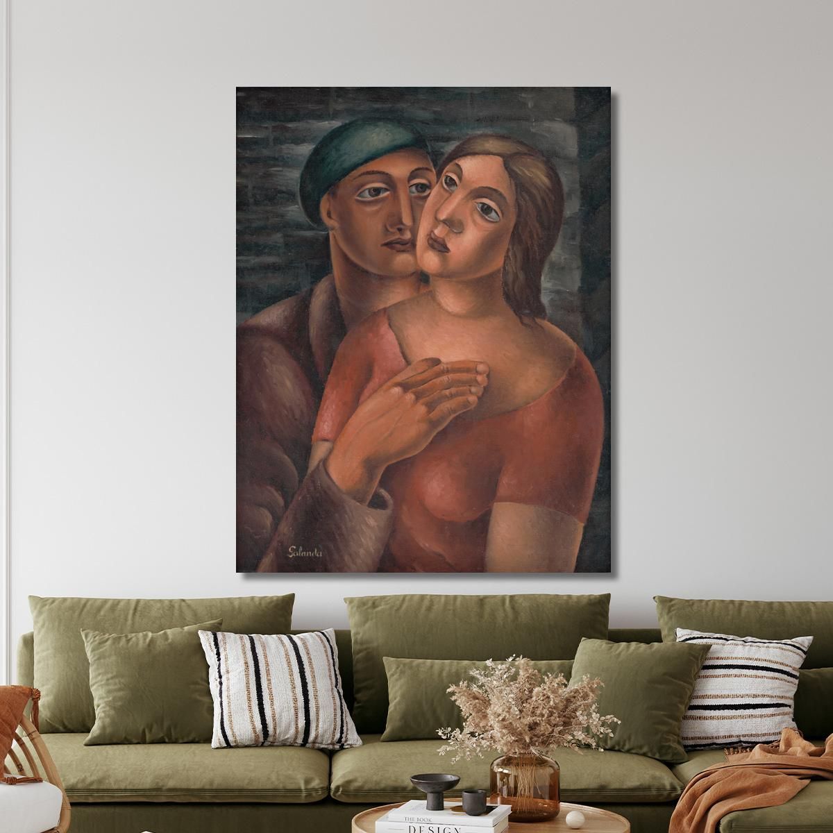 Lovers 4 Mikuláš Galanda mgl58 canvas print 