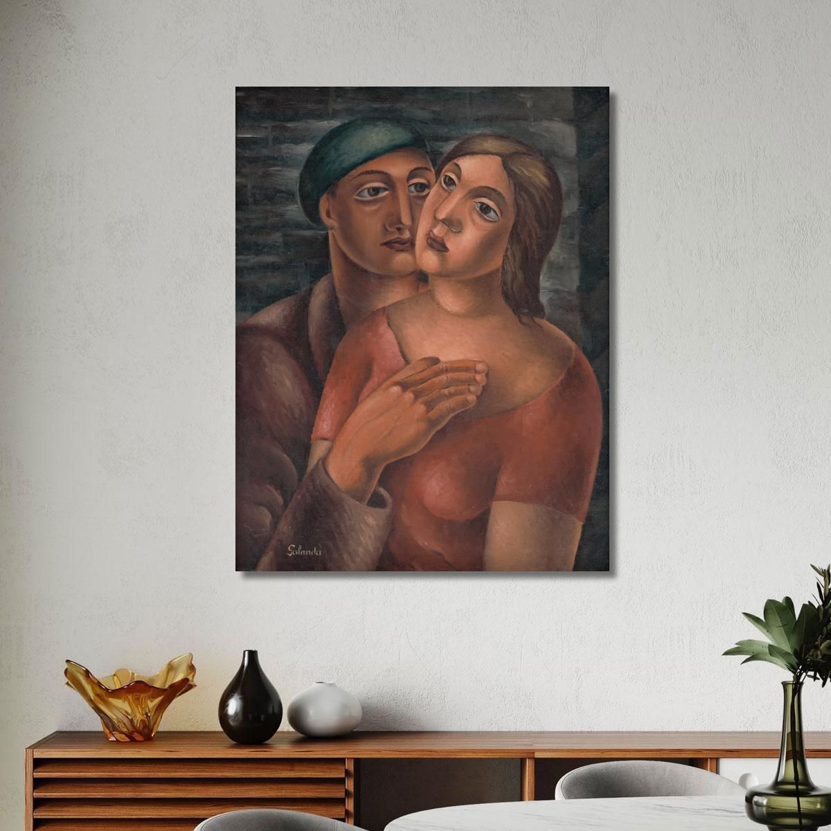 Lovers 4 Mikuláš Galanda mgl58 canvas print 