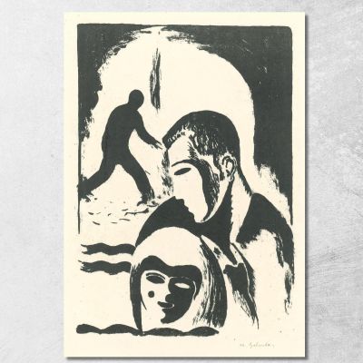 Lovers Mikuláš Galanda mgl73 canvas print 