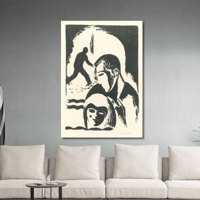 Lovers Mikuláš Galanda mgl73 canvas print 