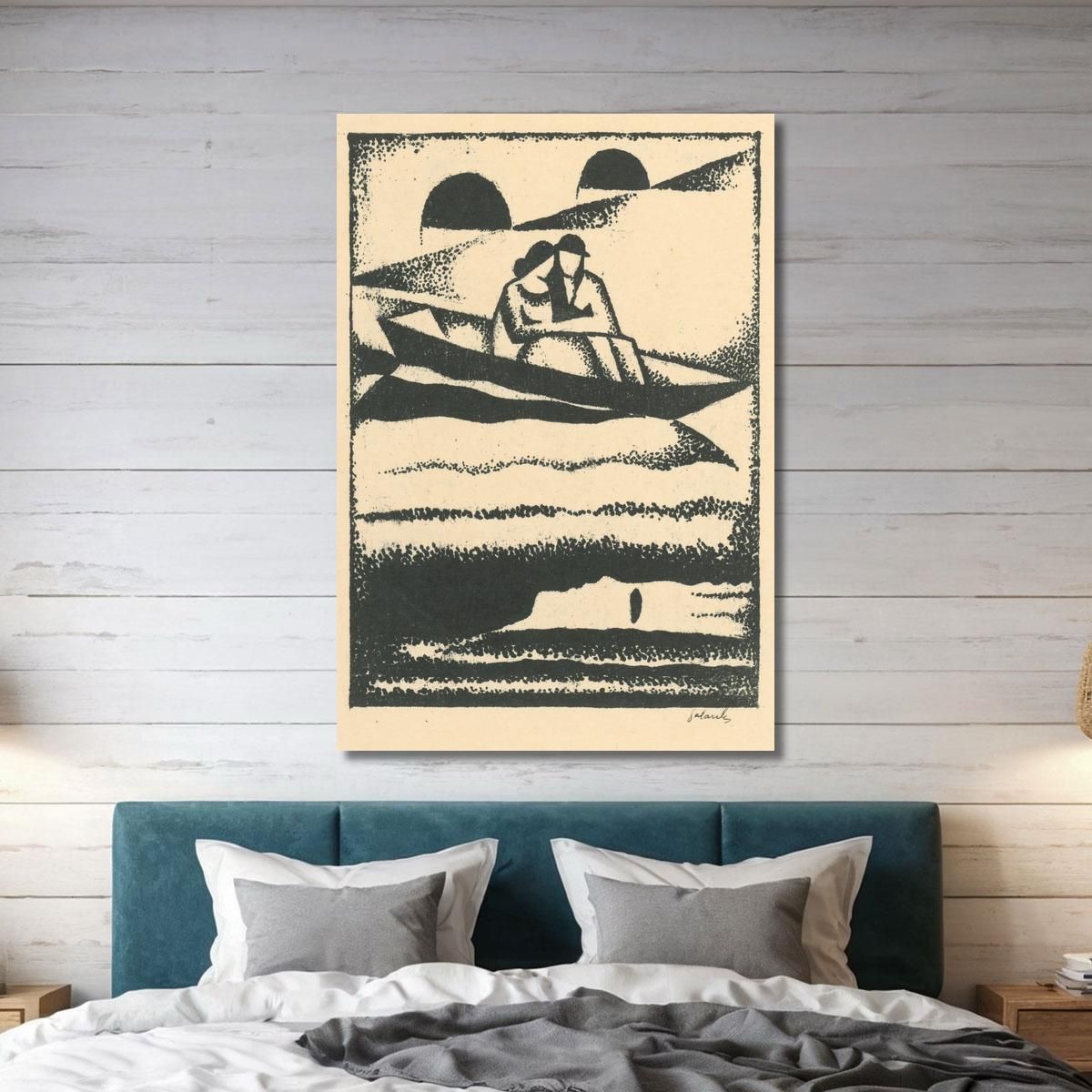On The River Mikuláš Galanda mgl83 canvas print 