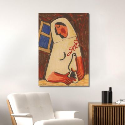 Sitting Woman Mikuláš Galanda mgl102 canvas print 
