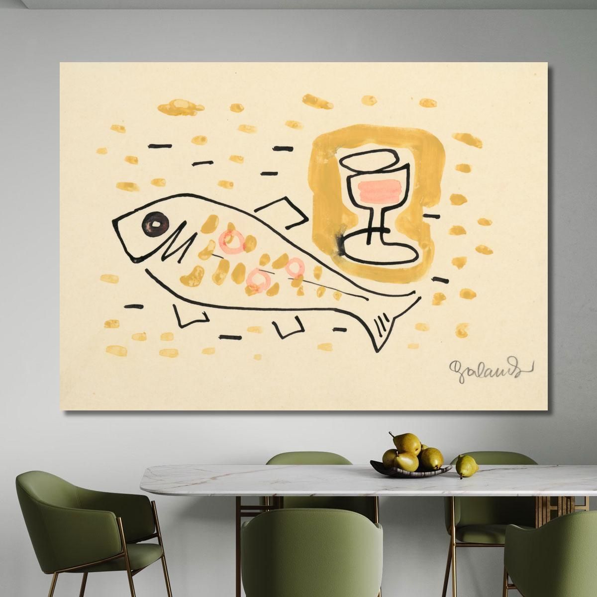 Still Life With Fish Mikuláš Galanda mgl110 canvas print 