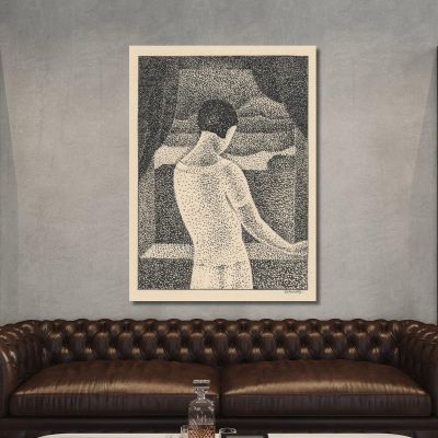 Woman By The Window Mikuláš Galanda mgl133 canvas print 