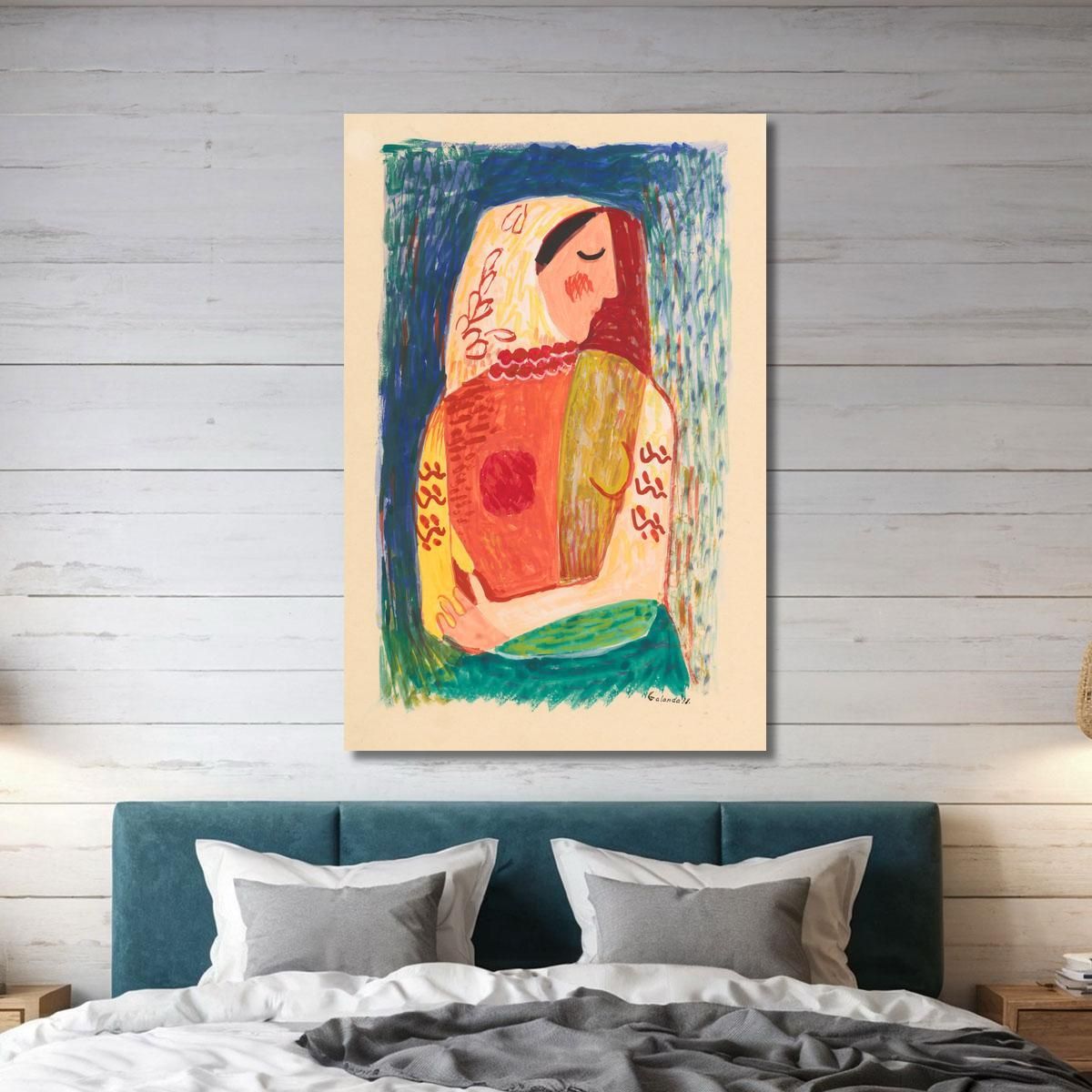 Woman Mikuláš Galanda mgl146 canvas print 
