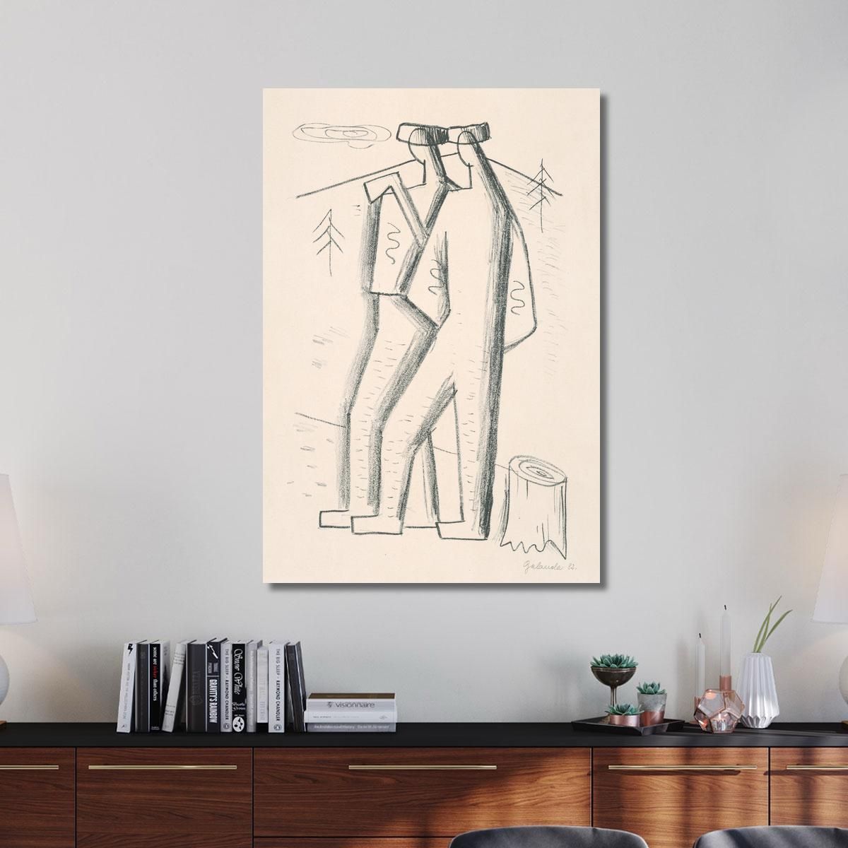 Woodcutters Mikuláš Galanda mgl149 canvas print 