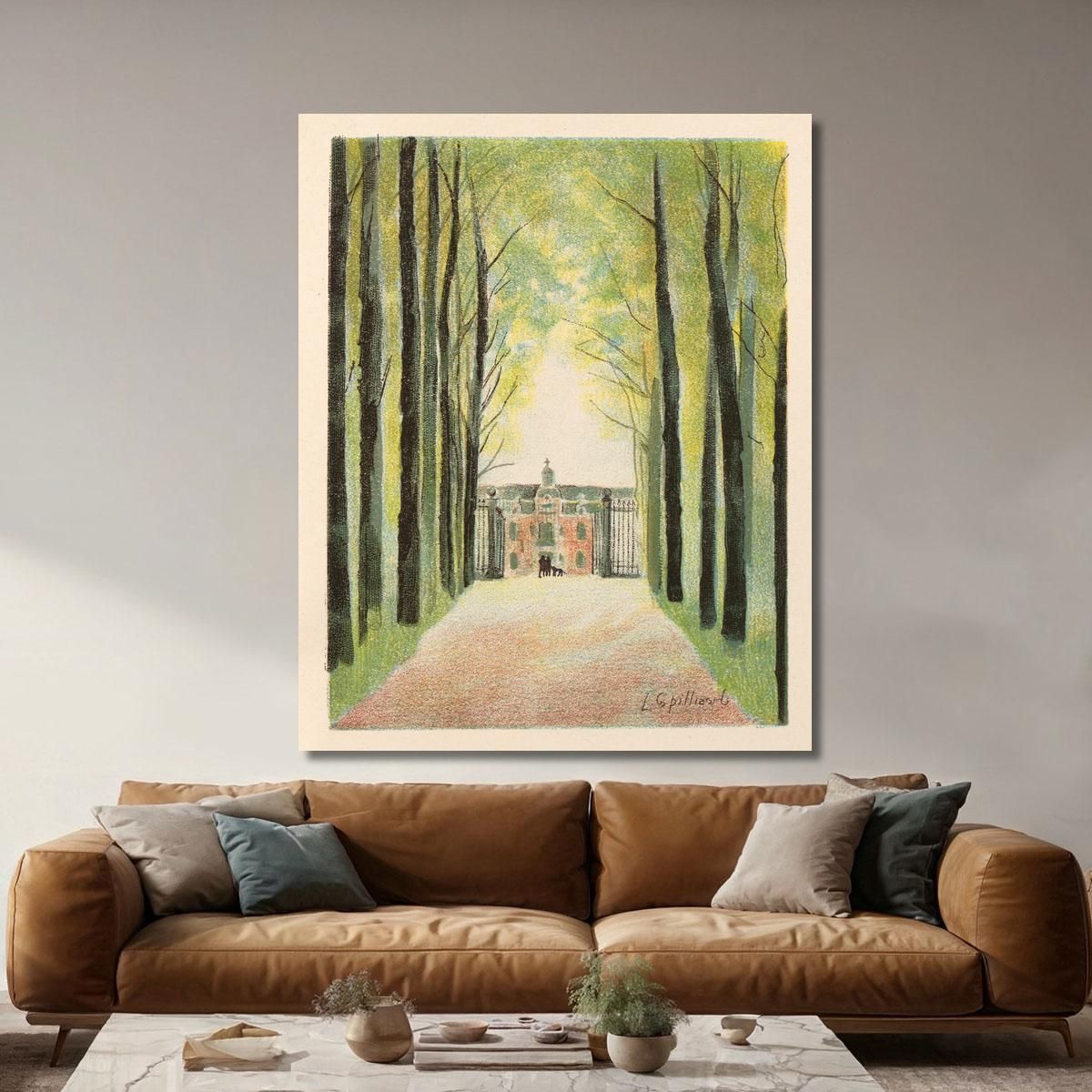 At The Time Nanette Was Lost Pl. 3 Léon Spilliaert lsp8 canvas print 