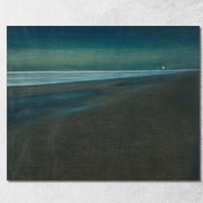 Beachview At Night Léon Spilliaert lsp12 canvas print 