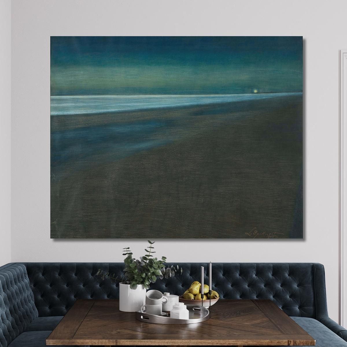 Beachview At Night Léon Spilliaert lsp12 canvas print 