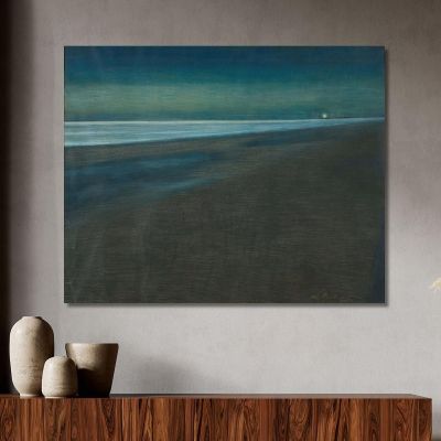 Beachview At Night Léon Spilliaert lsp12 canvas print 