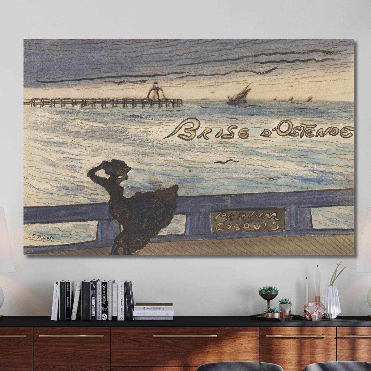 Ostend Breeze. Exquisite Perfume Léon Spilliaert lsp20 canvas print 